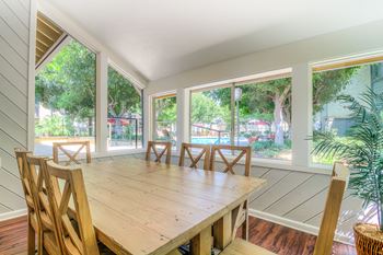 Large clubhouse with entertainment kitchen